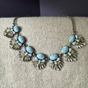Bauble Bar Turquoise Bib necklace
